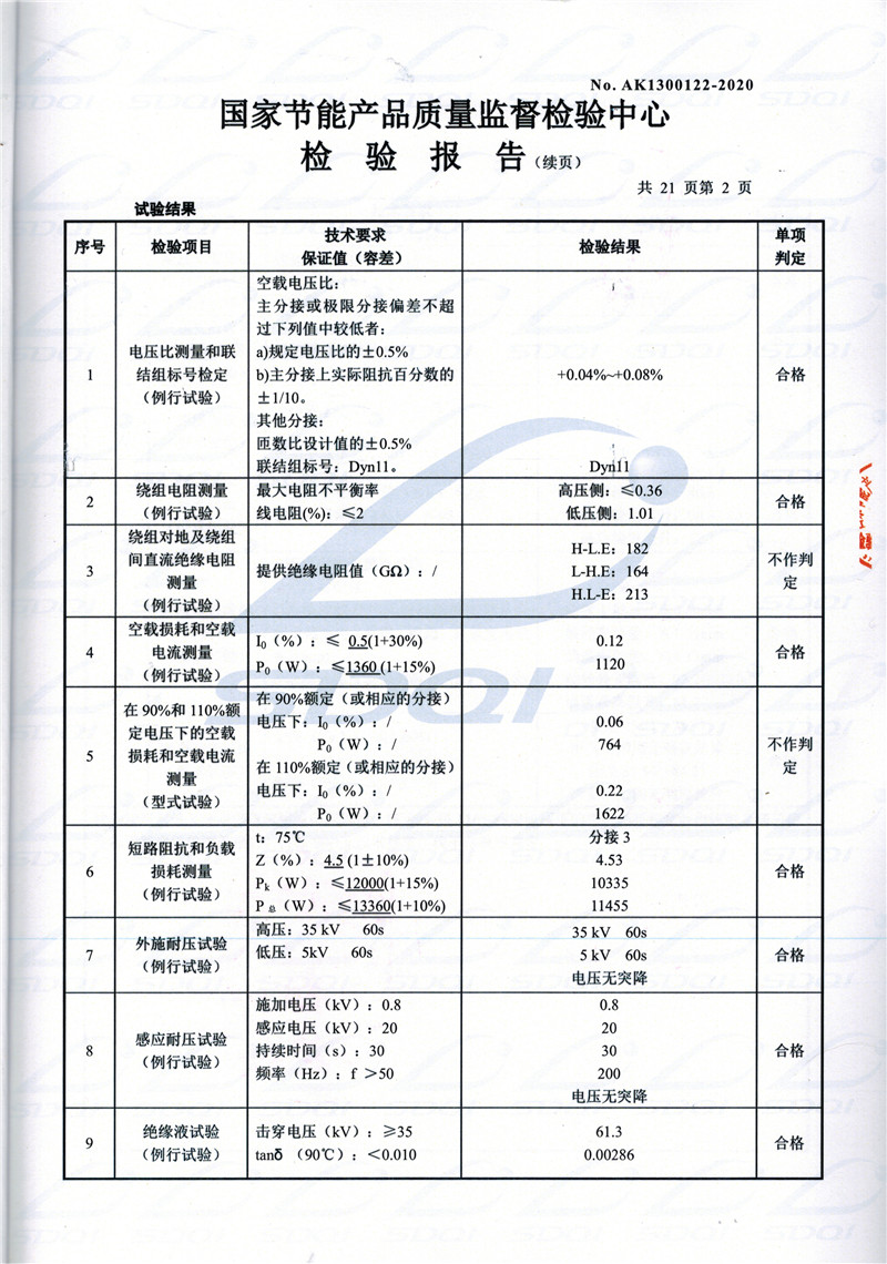 高低压试验报告-S11-1250山东山东山东油浸式变压器-2.jpg